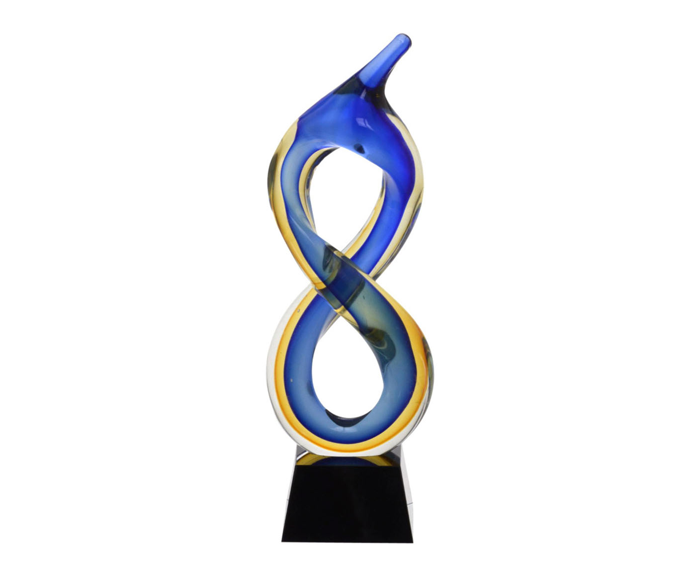 Escultura Infinito Decorativa Ambar - image 0