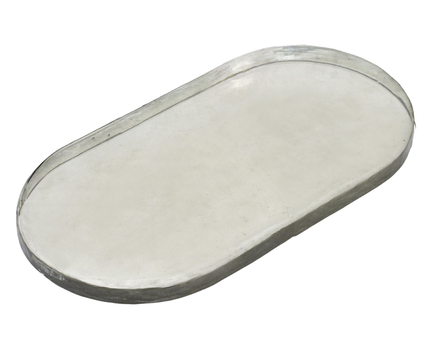 Bandeja Oval Nerada - Fum&ecirc; Transparente image number 0
