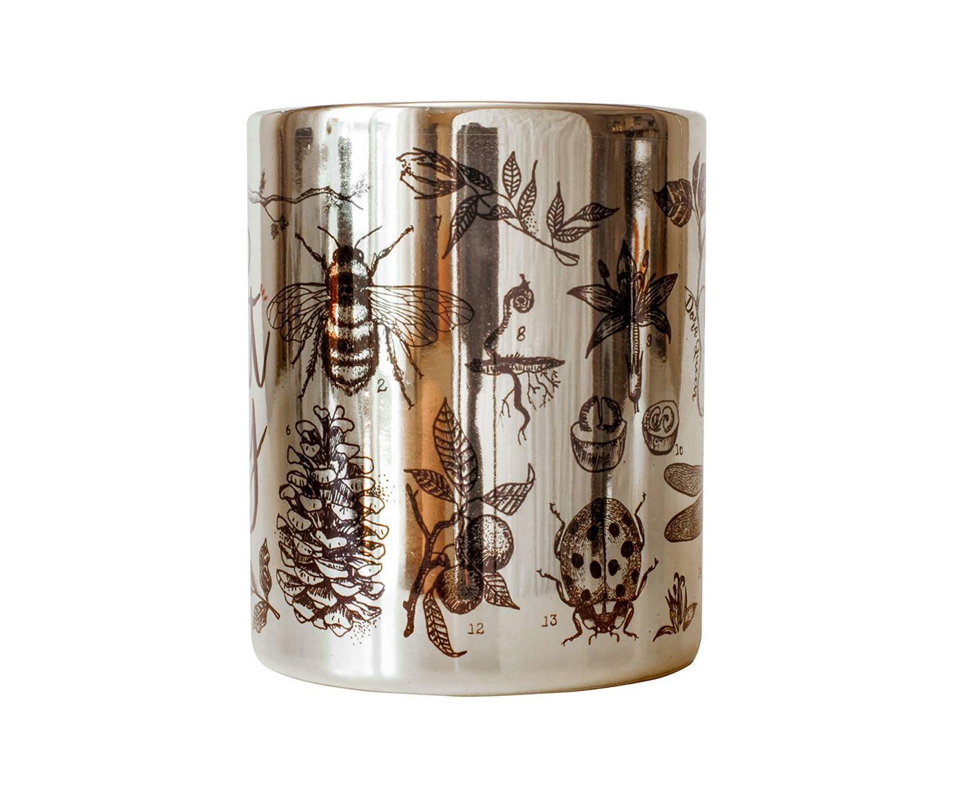 Caneca Crazy Plant Boy Dourada image number 5