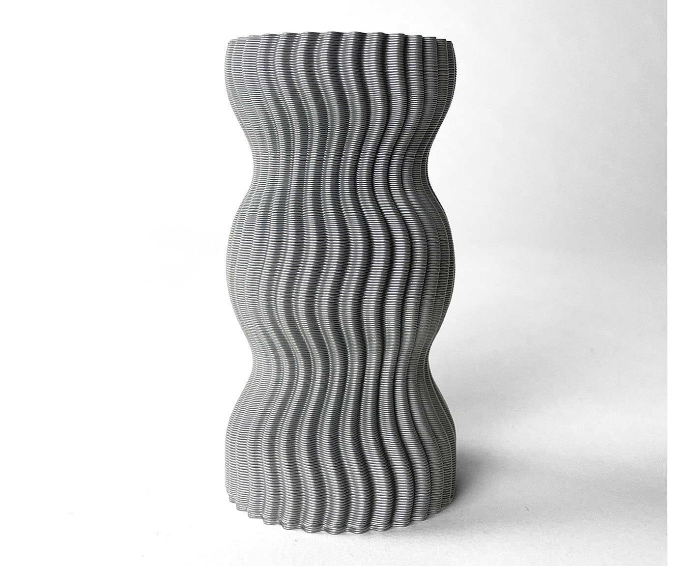 Mini Vaso Onda 3 Cinza image number 2