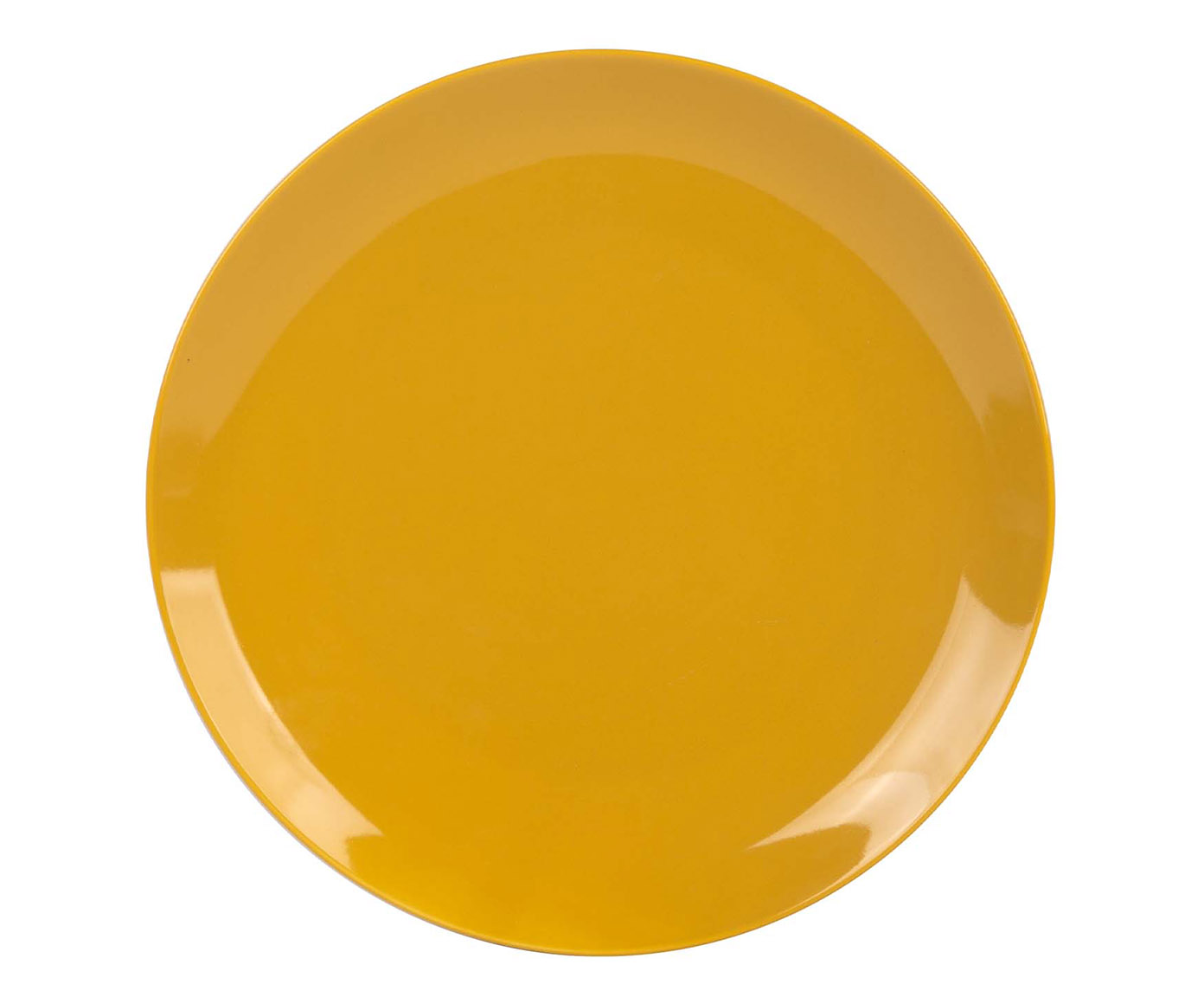 Prato Raso Mix And Match em Porcelana Amarelo A&ccedil;afr&atilde;o image number 0