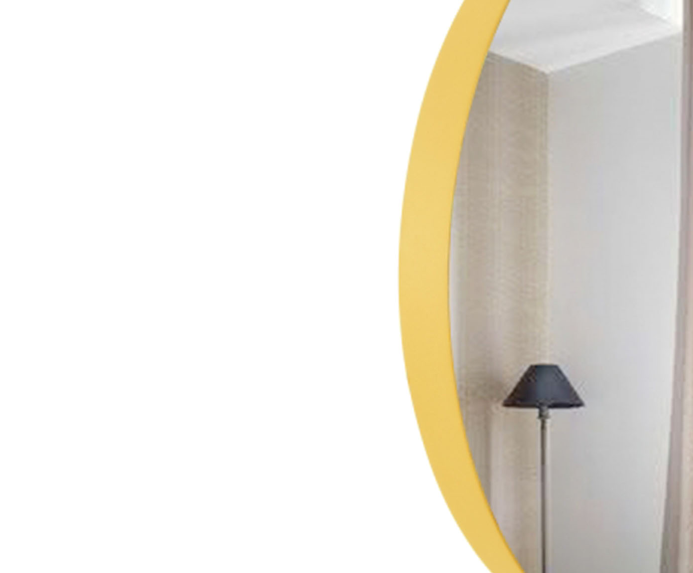 Espelho Round Interno Amarelo - image 1