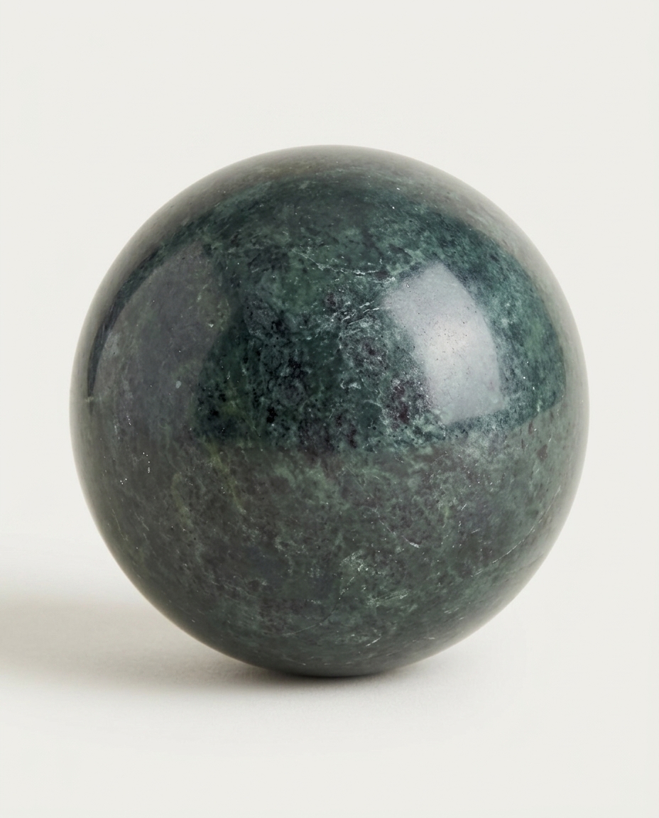 Adorno Bola em M&aacute;rmore Verde - image 0