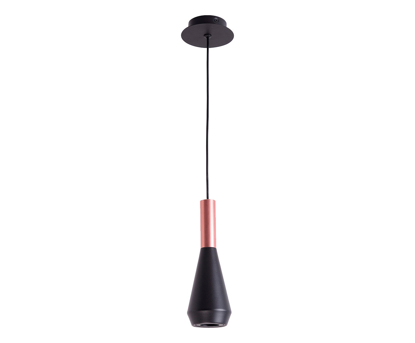 Pendente Pitoco Ros&eacute; Gold Black Ii image number 0