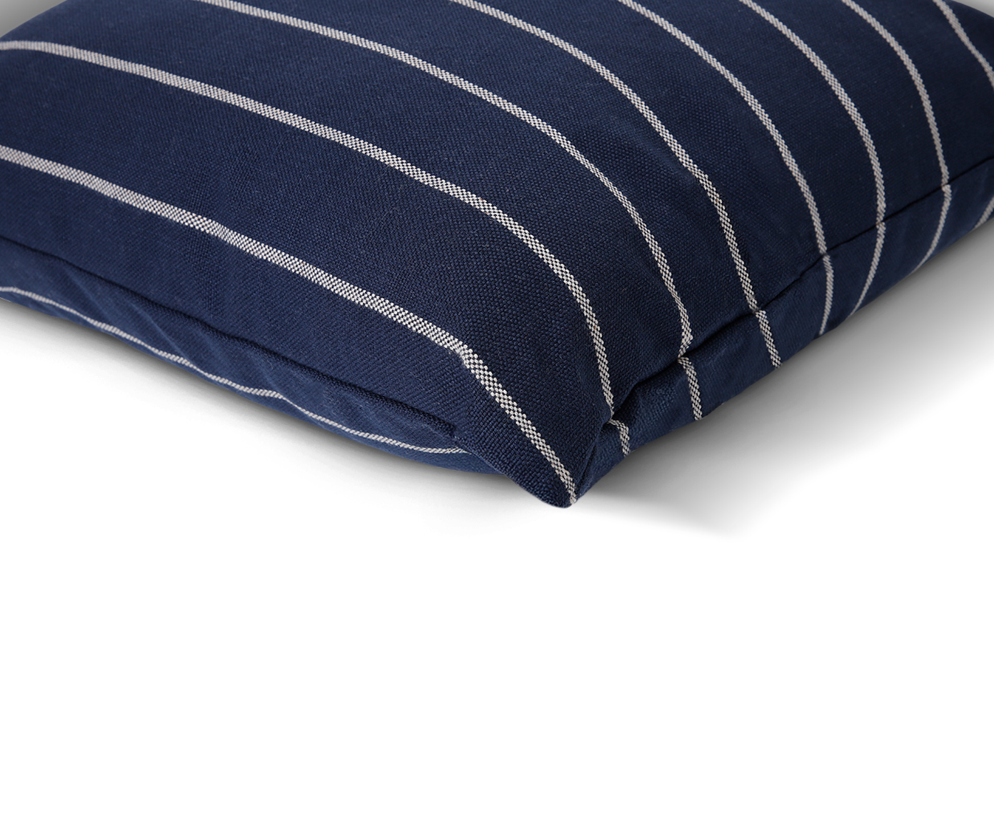 Capa de Almofada Jacquard Nouveau Listras Azul Marinho image number 4