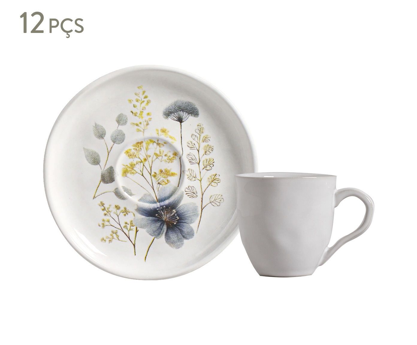 Jogo de X&iacute;caras para Caf&eacute; Bio Bella Floral image number 0