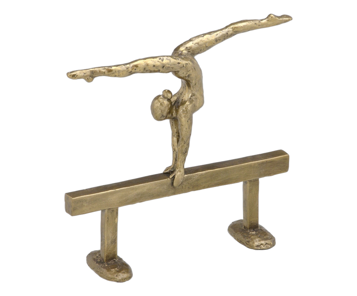 Escultura Ginasta Olimpiadas Dourado - image 0