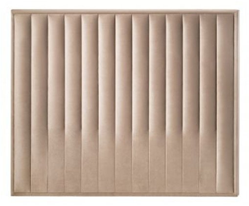 Cabeceira Painel em Veludo Vicenza Escuro - image 0
