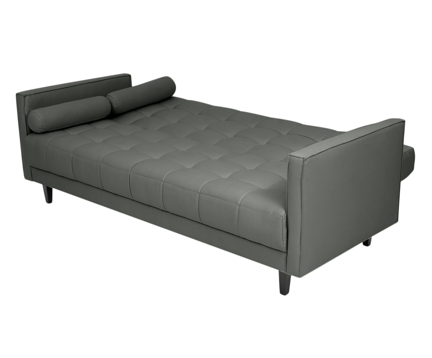 Sof&aacute; Cama Brooklyn em Sarja - Chumbo image number 14