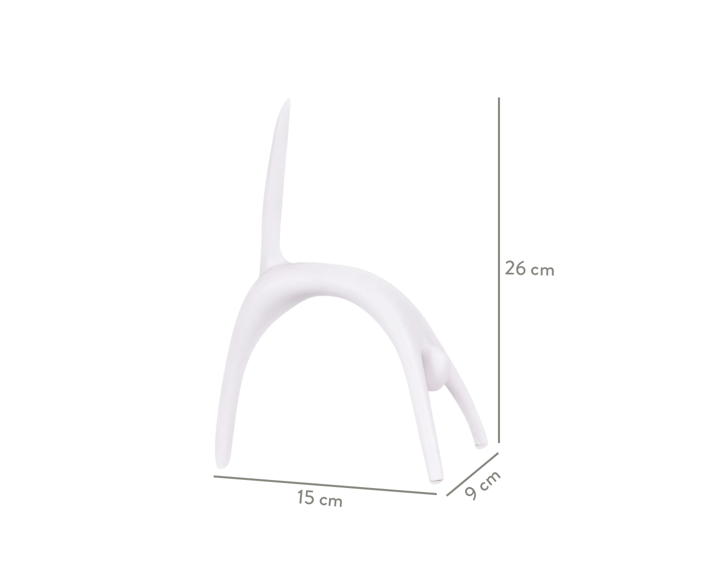 Escultura em C&ecirc;ramica Yoga - Branco image number 2