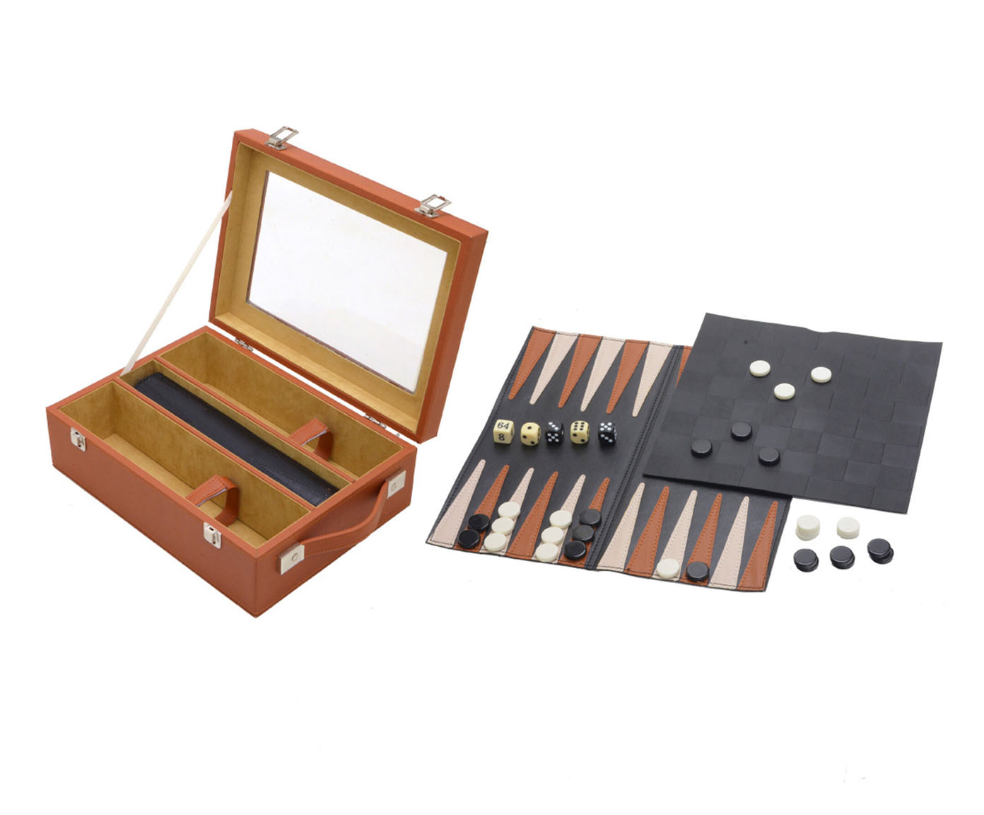 Kit Caixa Vinho com Jogo Caramelo - image 0