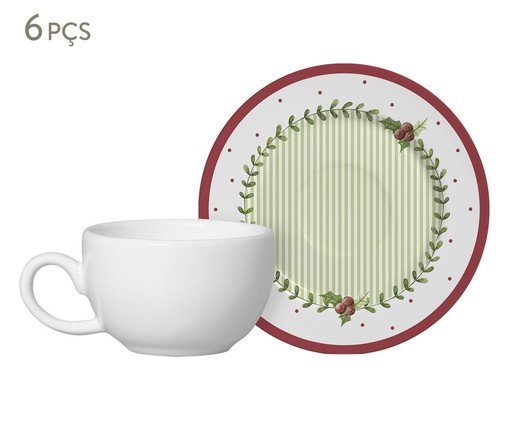Jogo de X&iacute;caras de Caf&eacute; com Pires Ludic - 90ml image number 0
