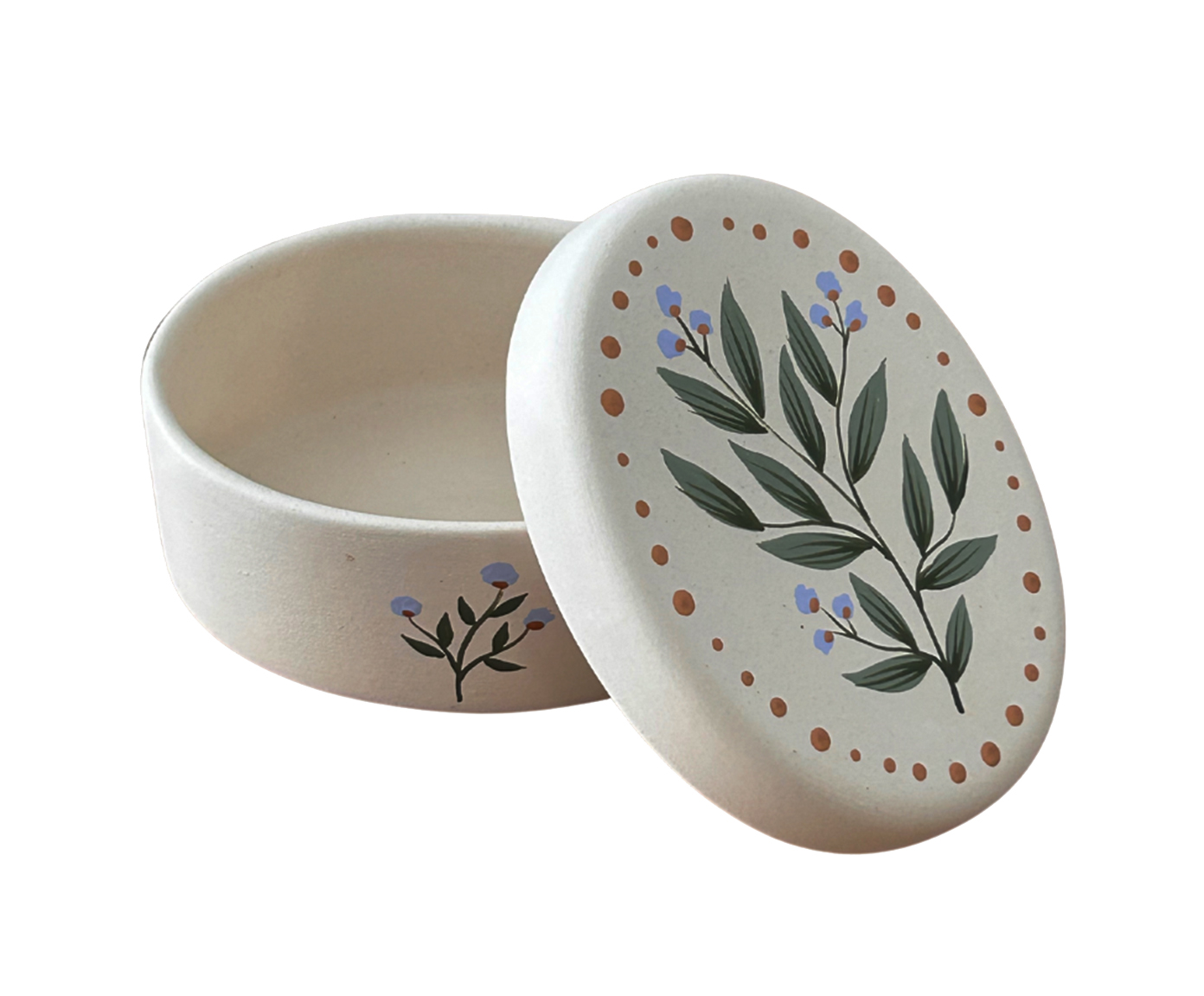 Porta Joia Mini Floral Lavanda - image 0