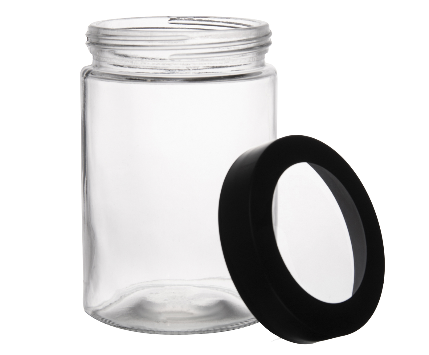 Pote com Visor na Tampa Basic Preto - 1,290L image number 2