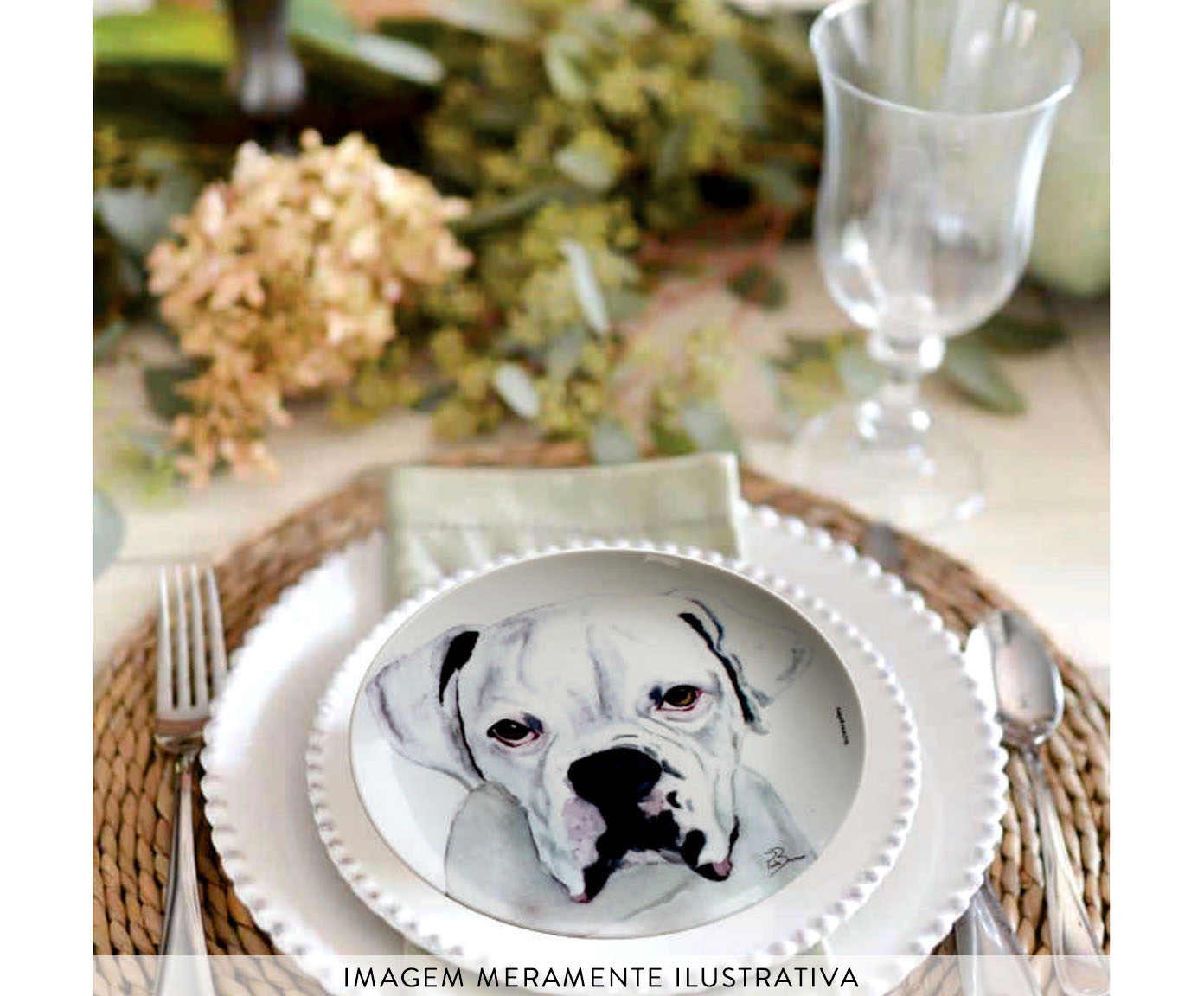 Prato de Porcelana Boxer Tobias Paula Brenner image number 4