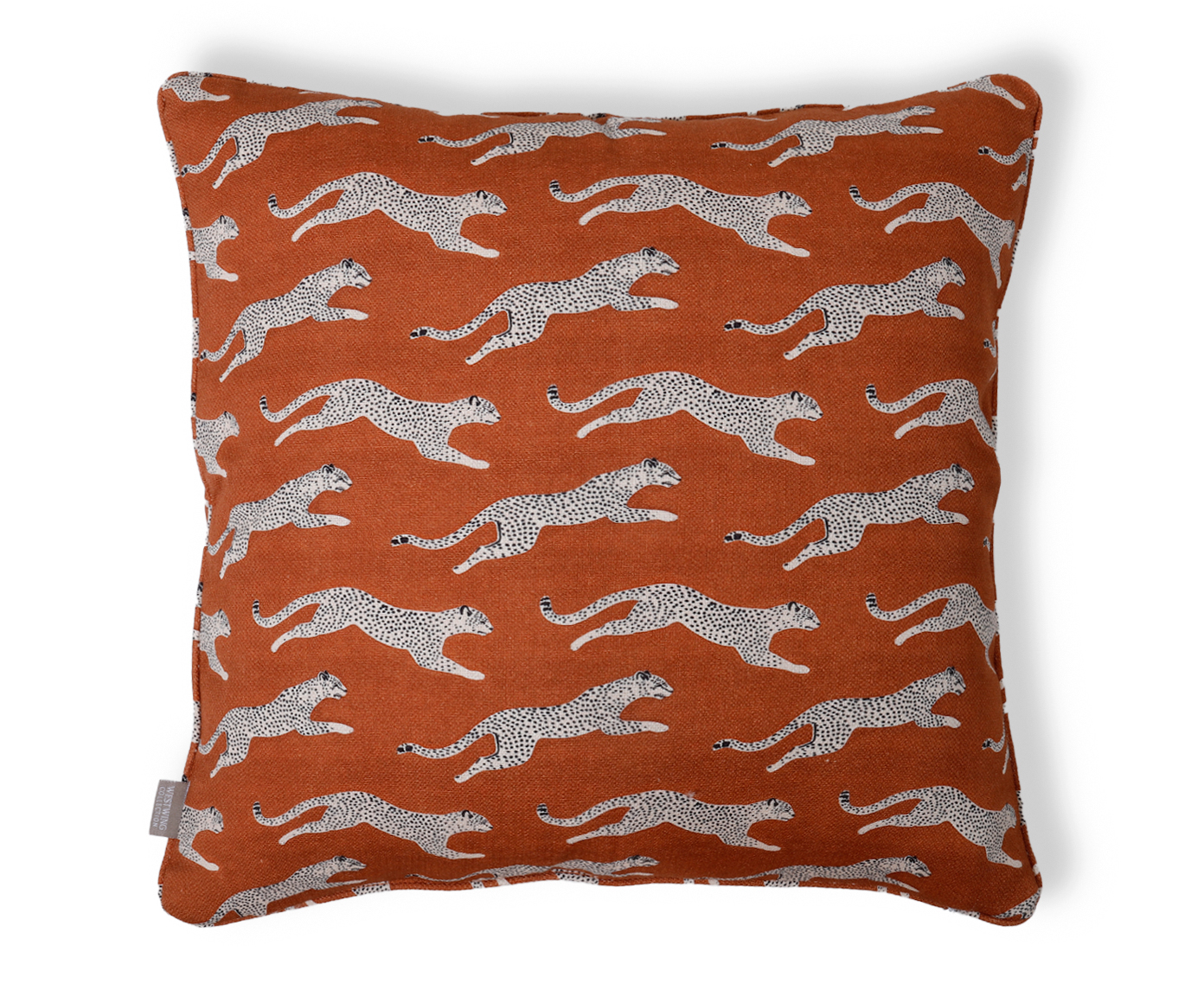 Capa de Almofada Estampada com Cordon&ecirc; Safari Terracota - image 0