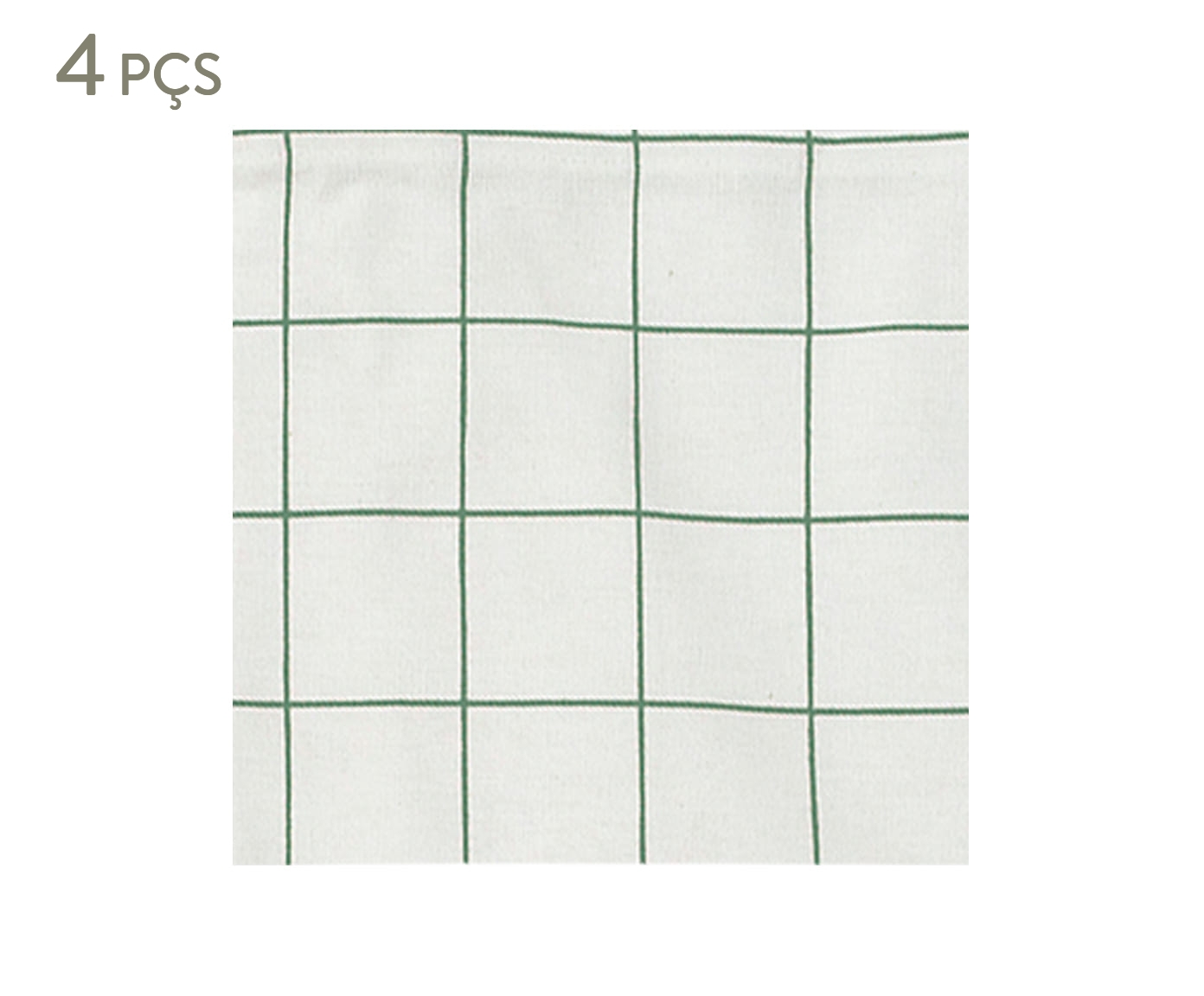 Jogo de Guardanapos Panam&aacute; Grid Verde - image 0