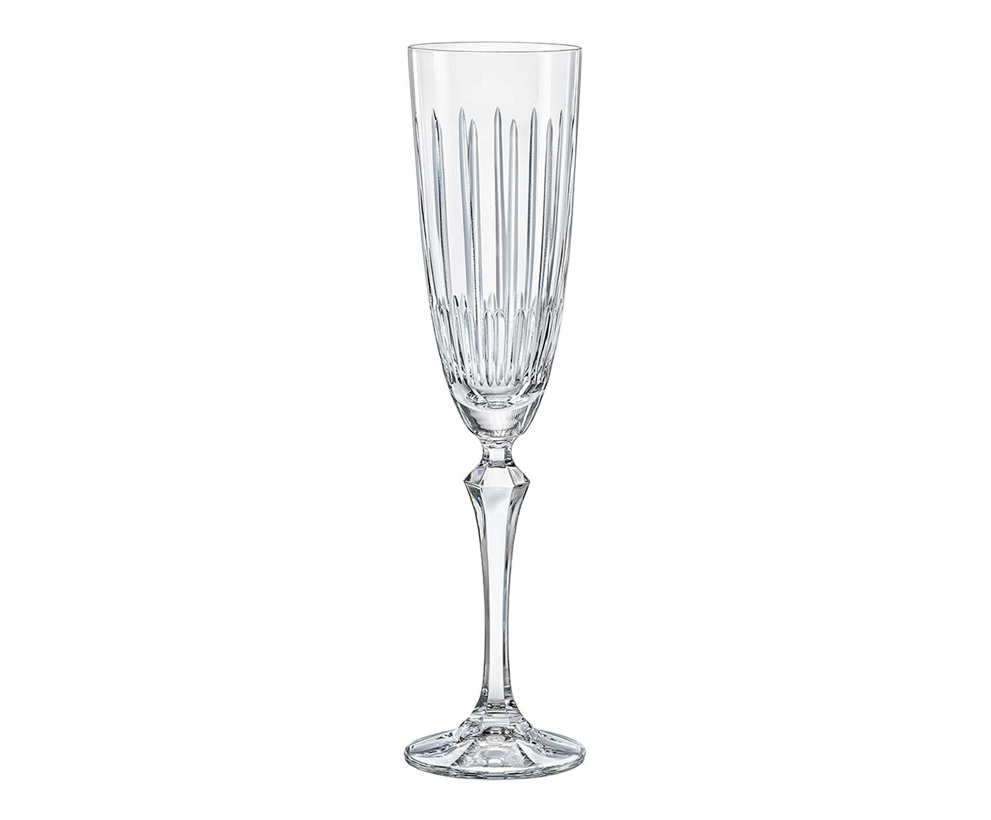 Ta&ccedil;a para Champanhe em Cristal Elizabeth Lapidada - image 0