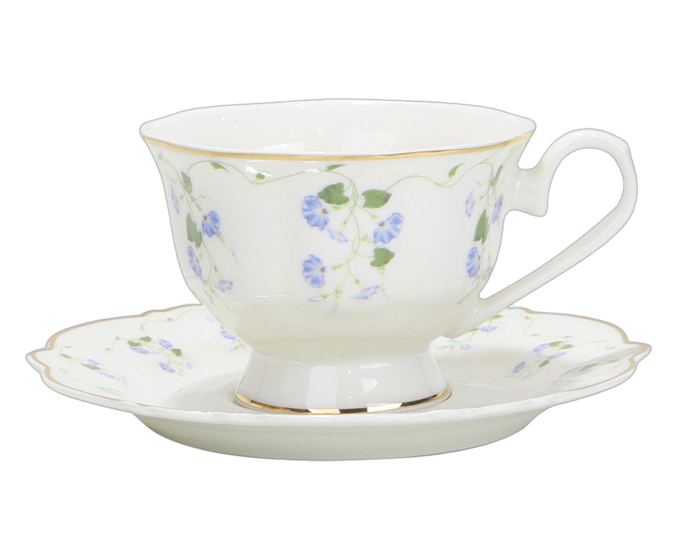 X&iacute;cara para Caf&eacute; com Borda Dourada em New Bone China Royal Romantic image number 0