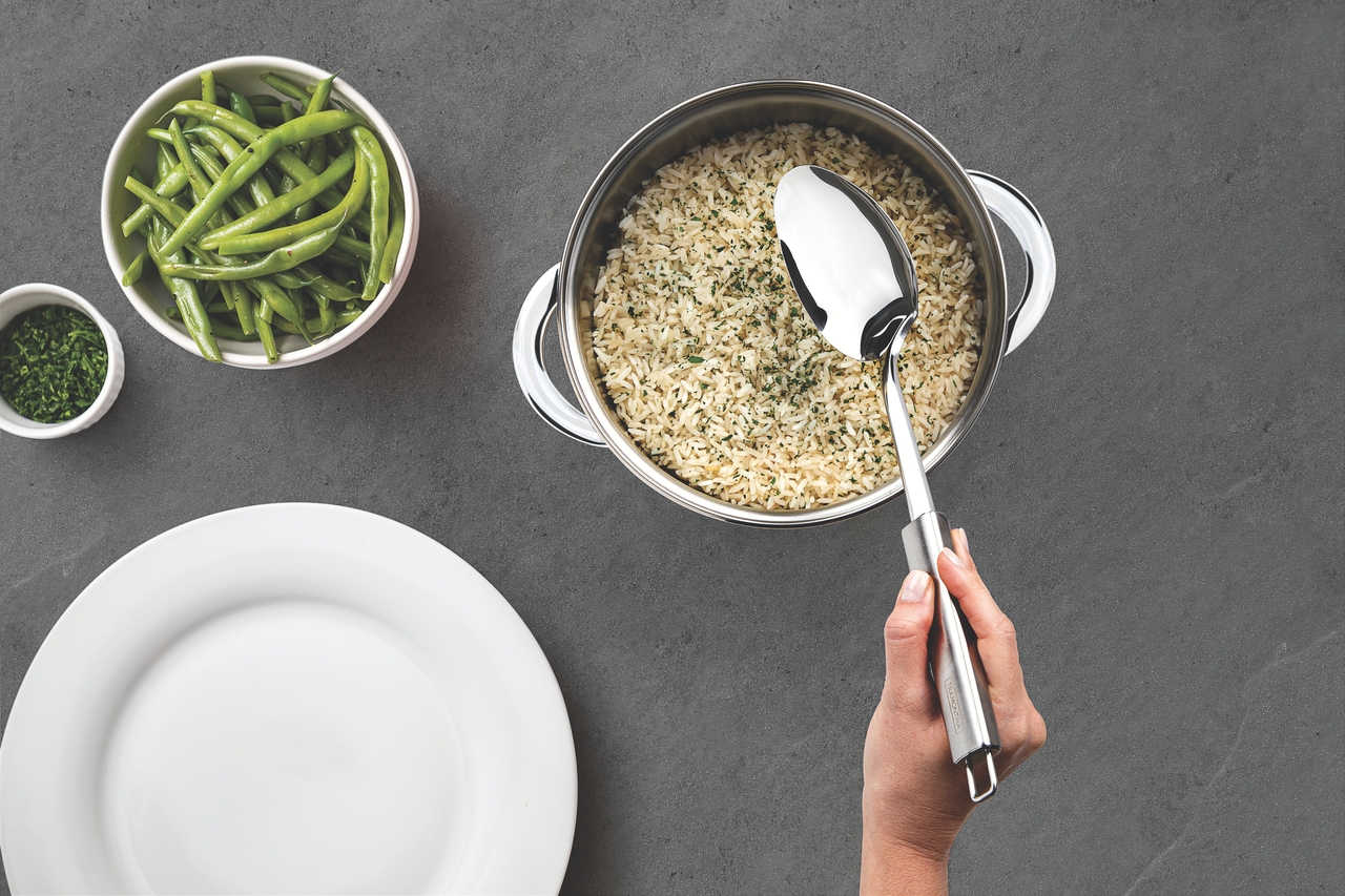 Colher para Arroz em Inox Bedya - Prata image number 1