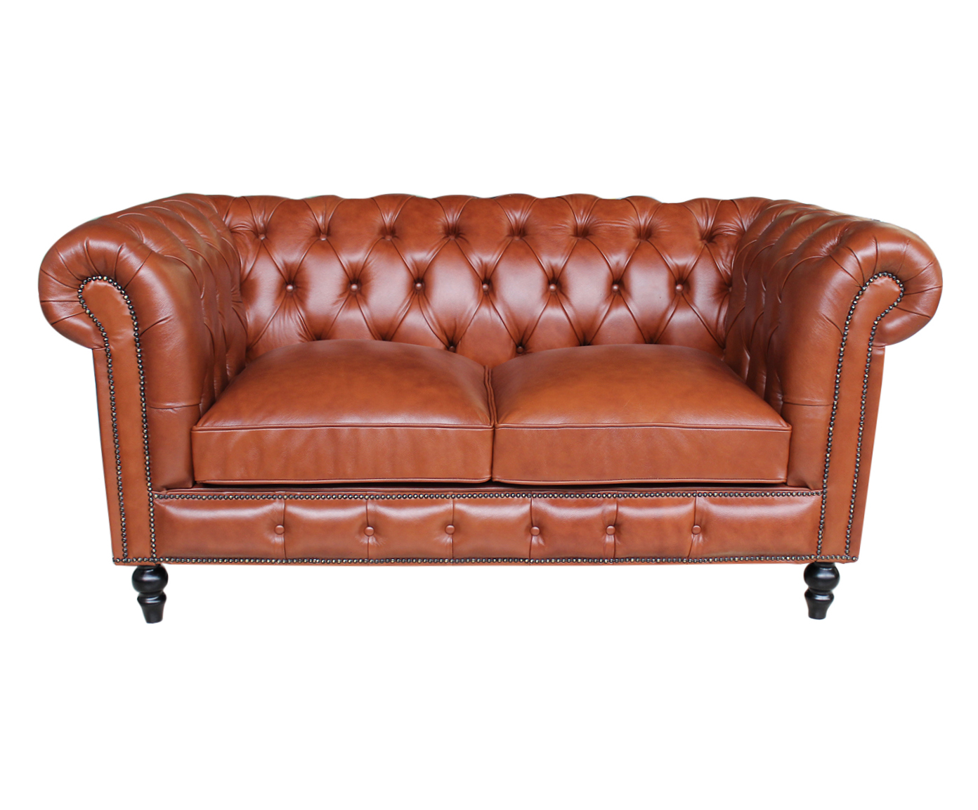 Sof&aacute; Chesterfield em Couro - U&iacute;sque - image 0