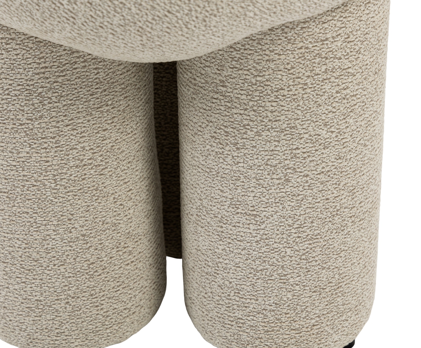 Puff Orbe Tecido Off White Mescla image number 3