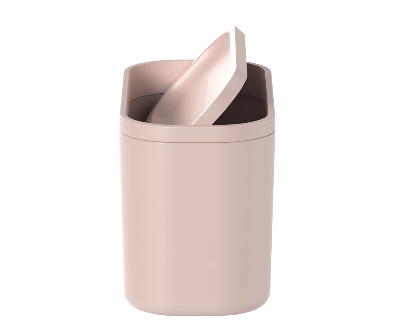 Lixeira de Bancada Basculante Bold Rosa - 1L image number 2