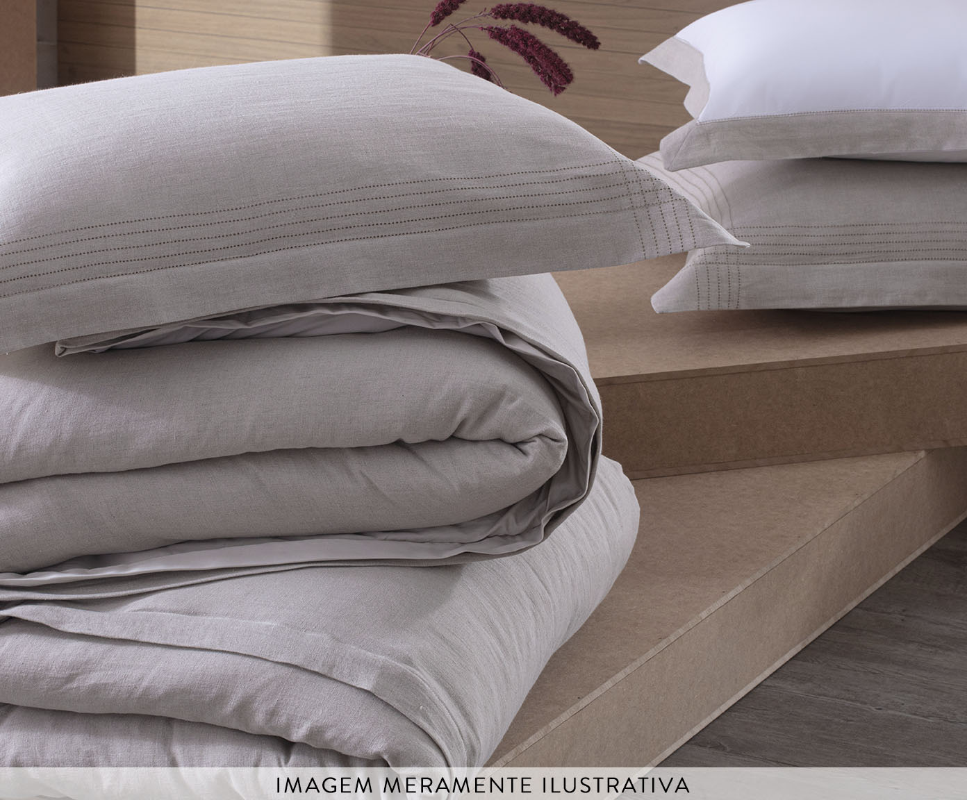 Jogo de Duvet Linen Li&egrave;ge image number 2