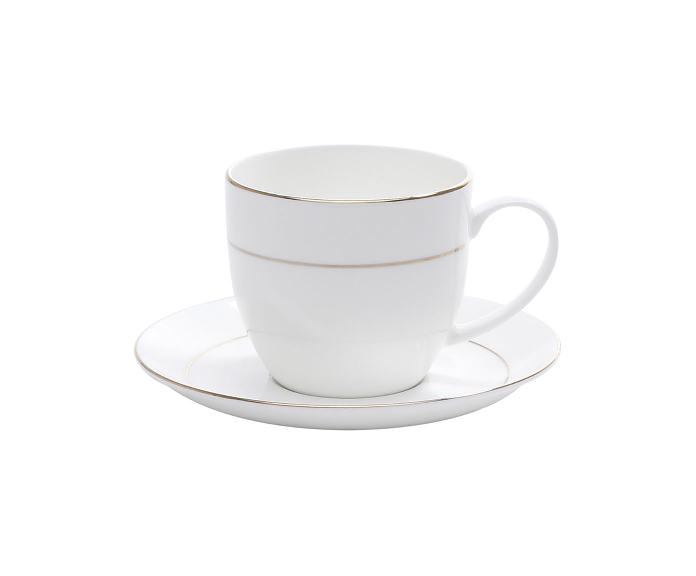 Aparelho de Jantar em Porcelana com Fio de Ouro M&ocirc;naco image number 1
