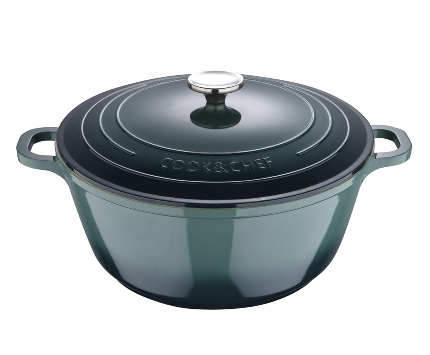 Ca&ccedil;arola em Alum&iacute;nio Cook&Chef Verde - 28 cm - image 0