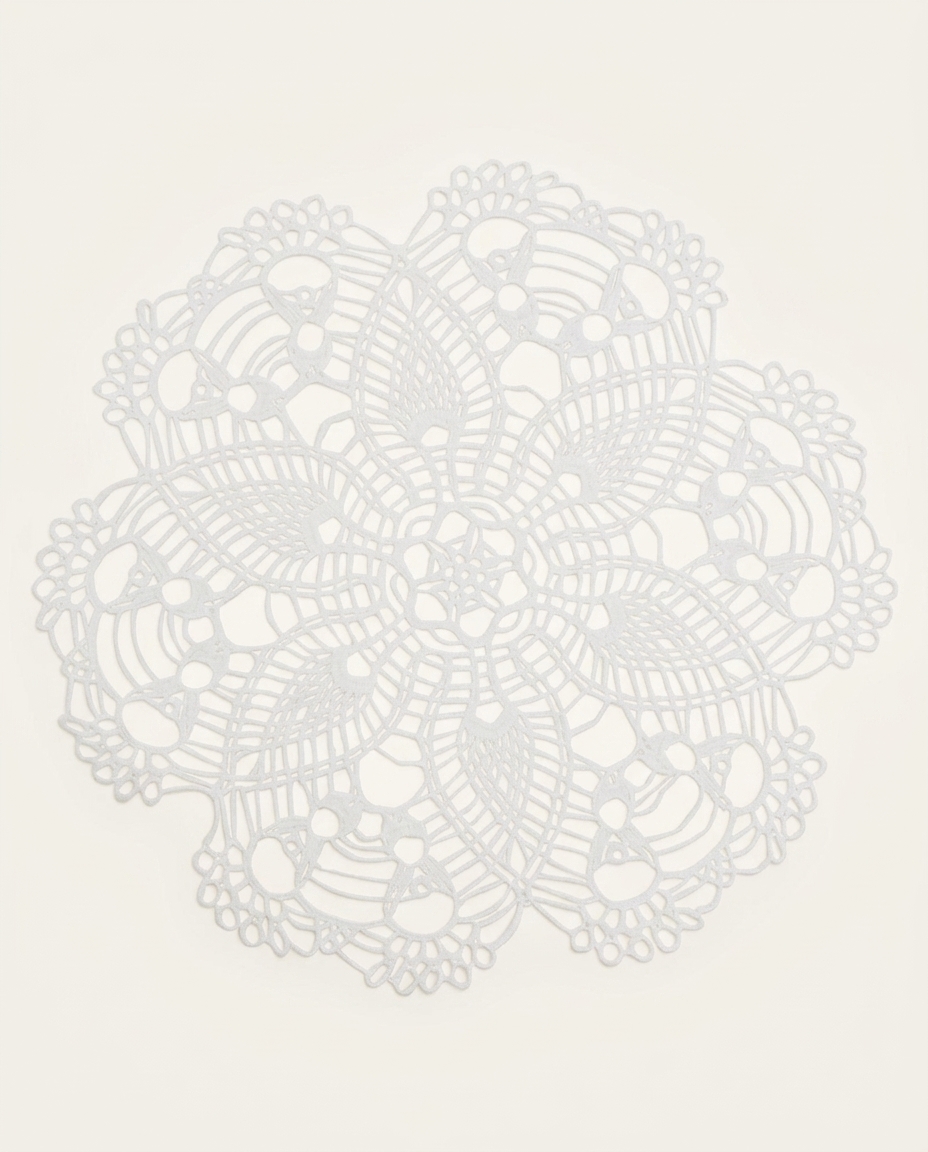 Lugar Americano Midnight Flower Branco image number 2
