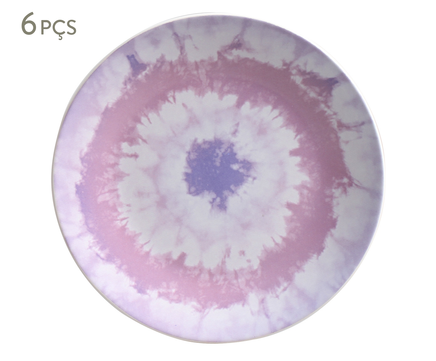 Jogo de Pratos para Sobremesa Tie Dye - image 0