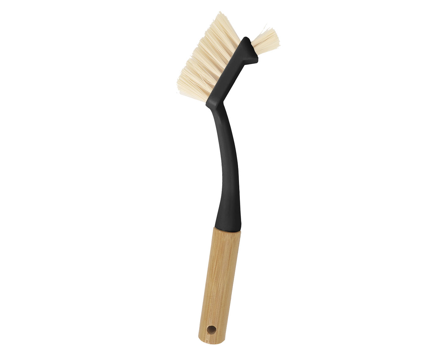 Escova de Limpeza com Cabo em Bambu Duo Oikos Preto - image 0