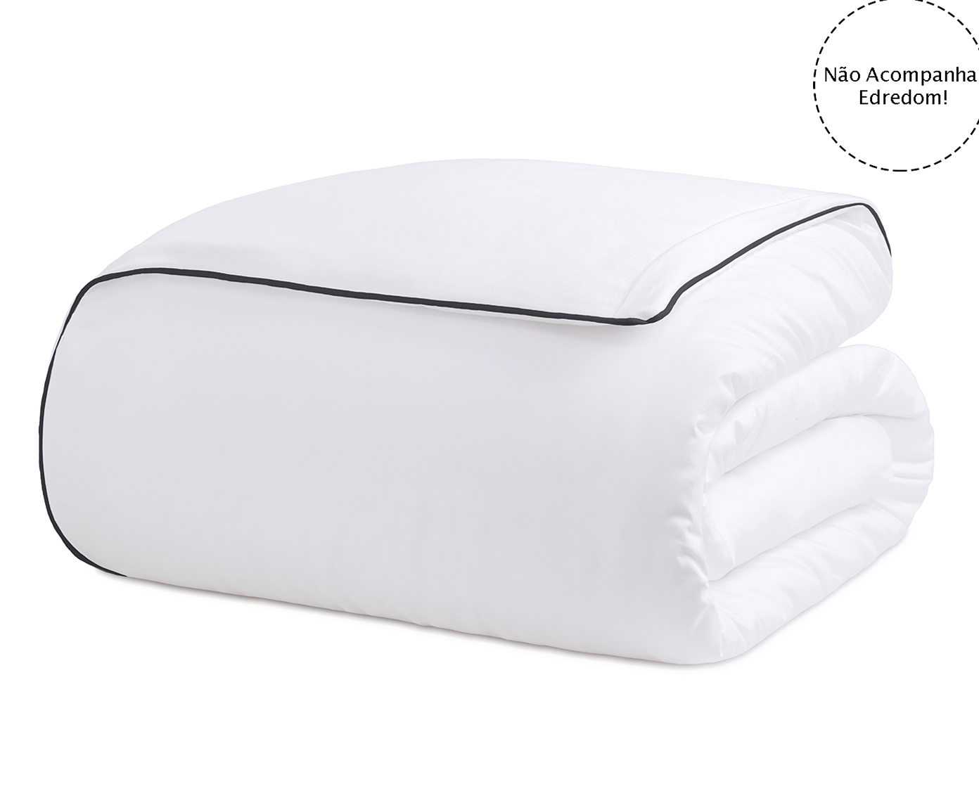 Duvet com Vivo Basics Branco e Preto 200 Fios image number 4