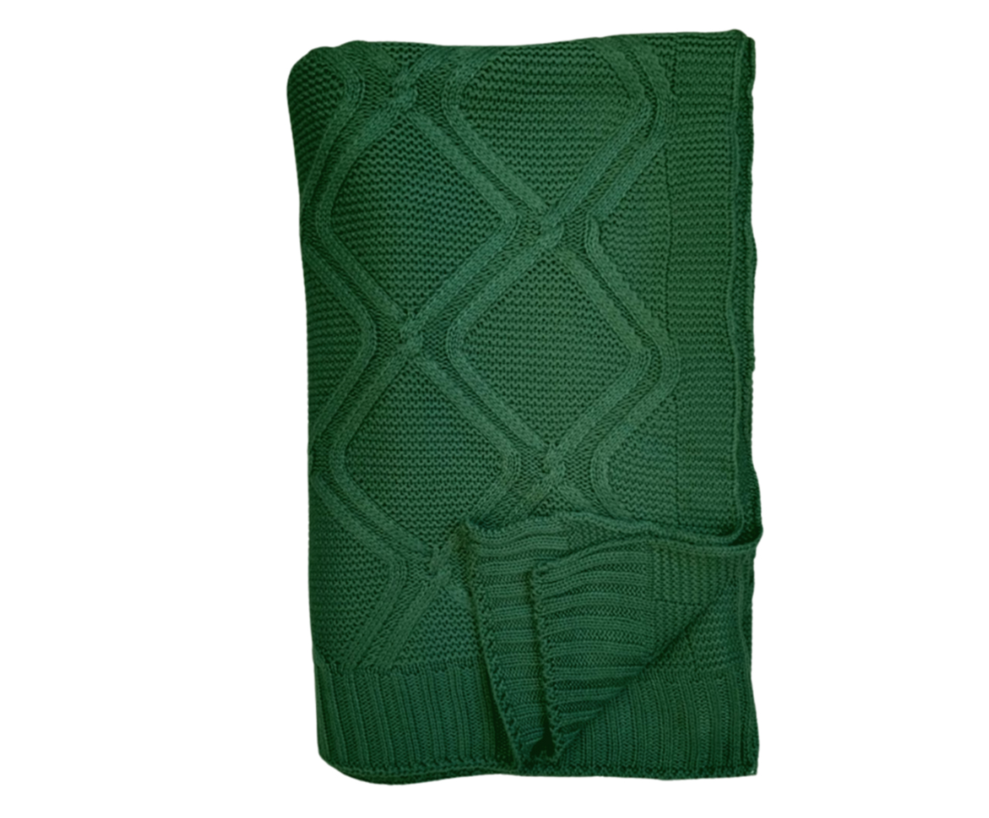 Manta em Tric&ocirc; Premium Verde Musgo - image 0