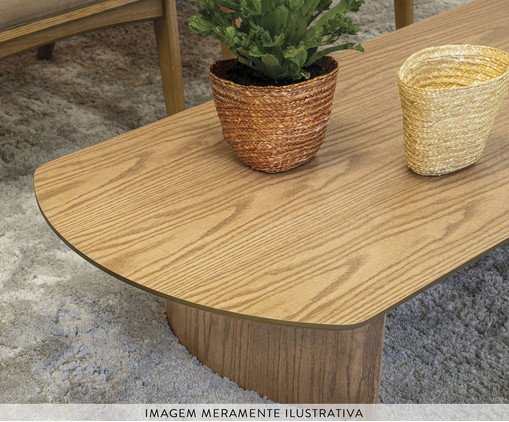 Mesa de Centro Samarini Am&ecirc;ndoa image number 3
