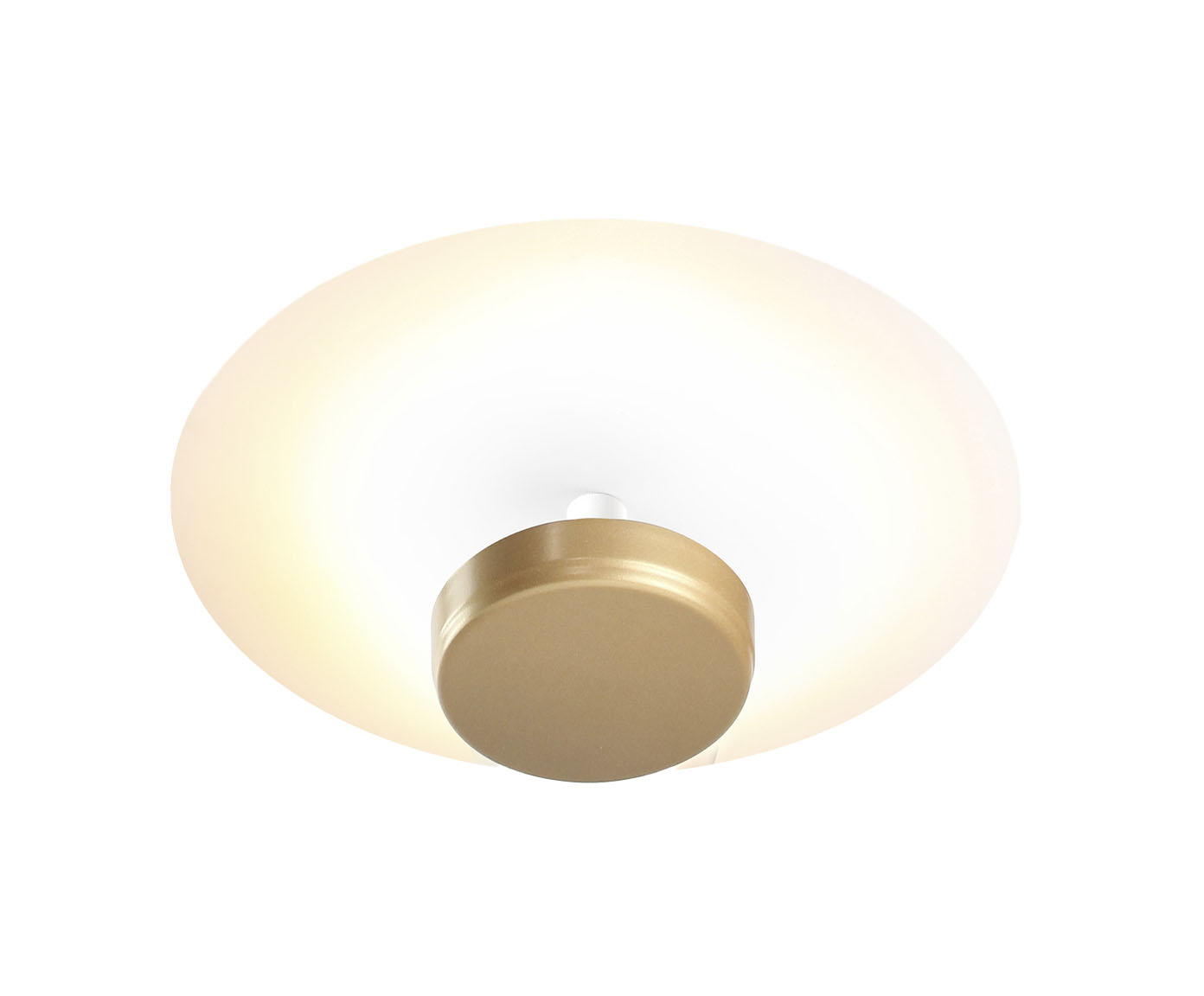 Plafon de Sobrepor Slice Dourado Ono Bivolt - P - image 0