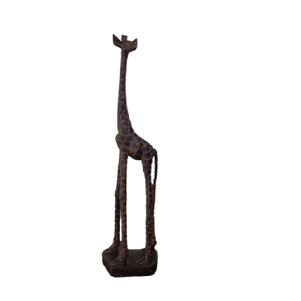 Escultura Girafa Marrom I image number 0