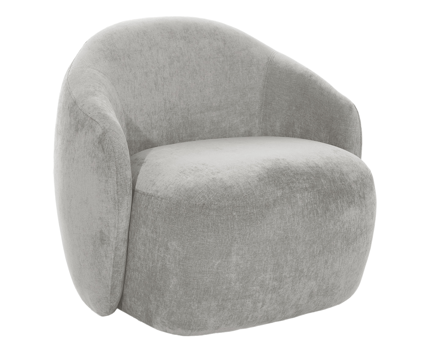 Poltrona Orin Veludo Cinza - image 0