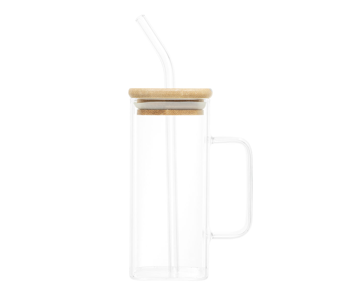 Caneca com Canudo e Tampa de Bambu - image 1