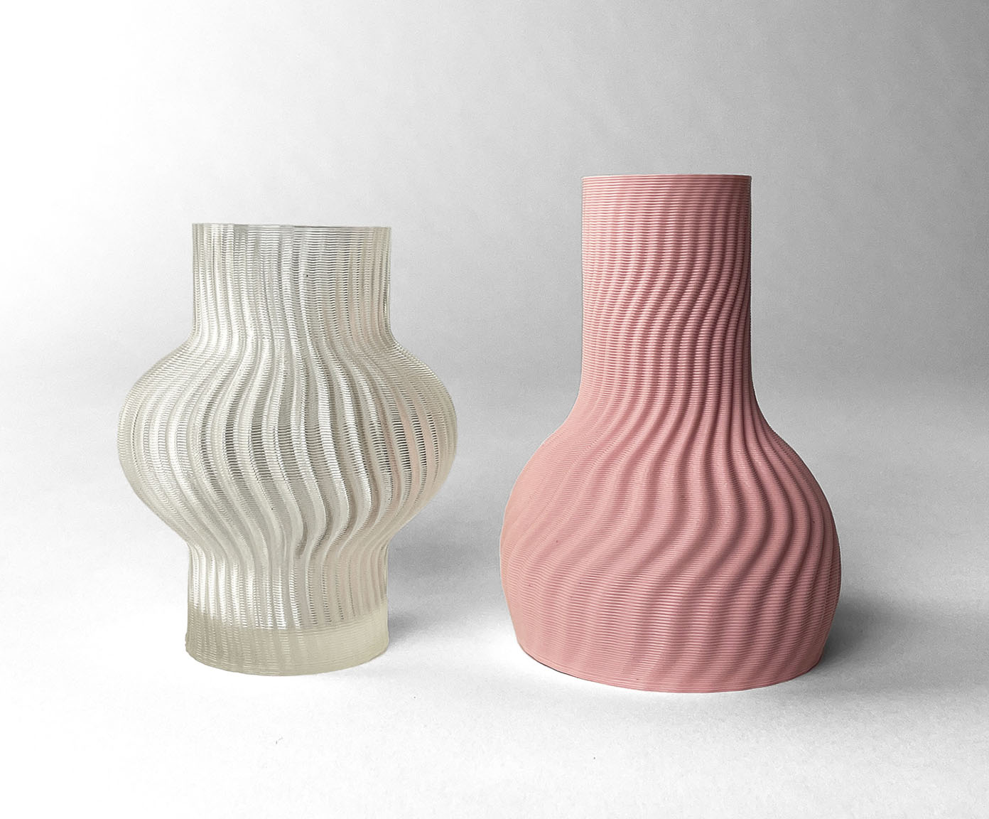 Mini Vaso Onda 2 Rosa image number 3