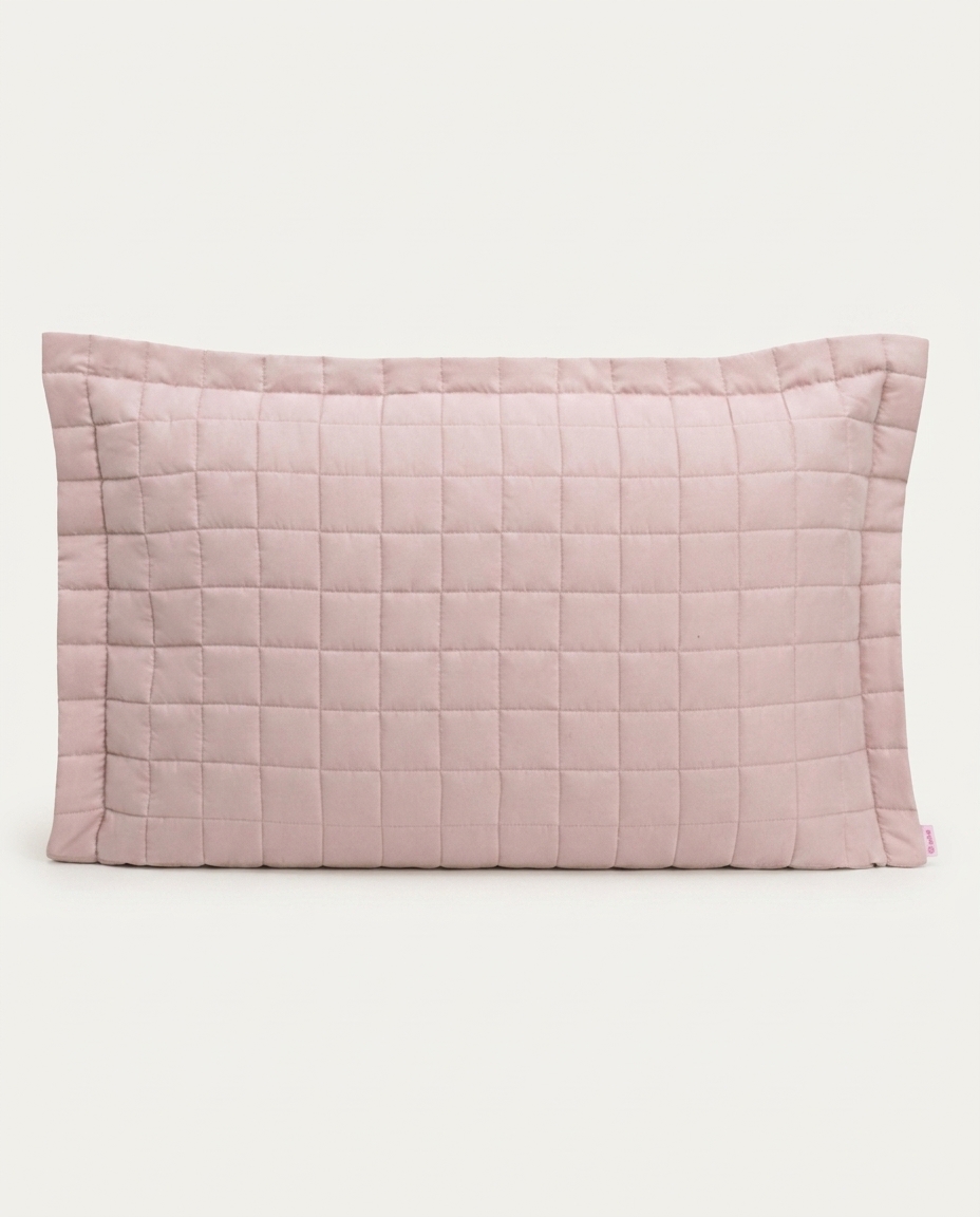Porta-Travesseiro Basic Matelado Rose - image 0