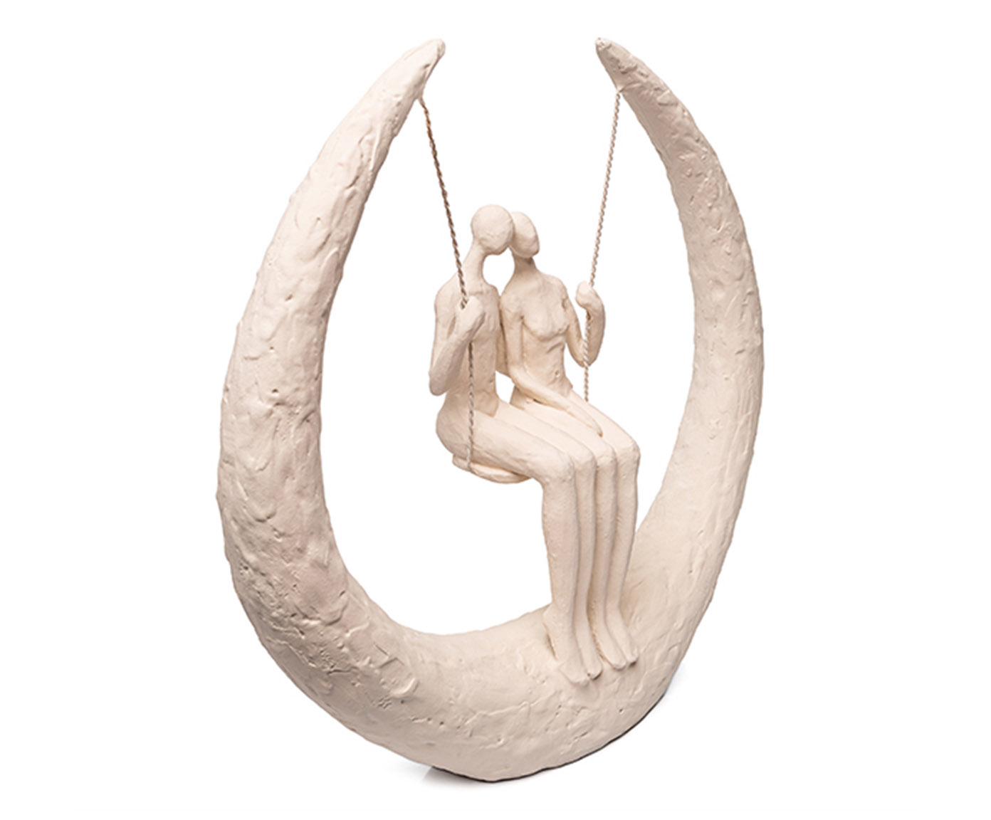 Escultura Casal No Balanco Creme image number 1