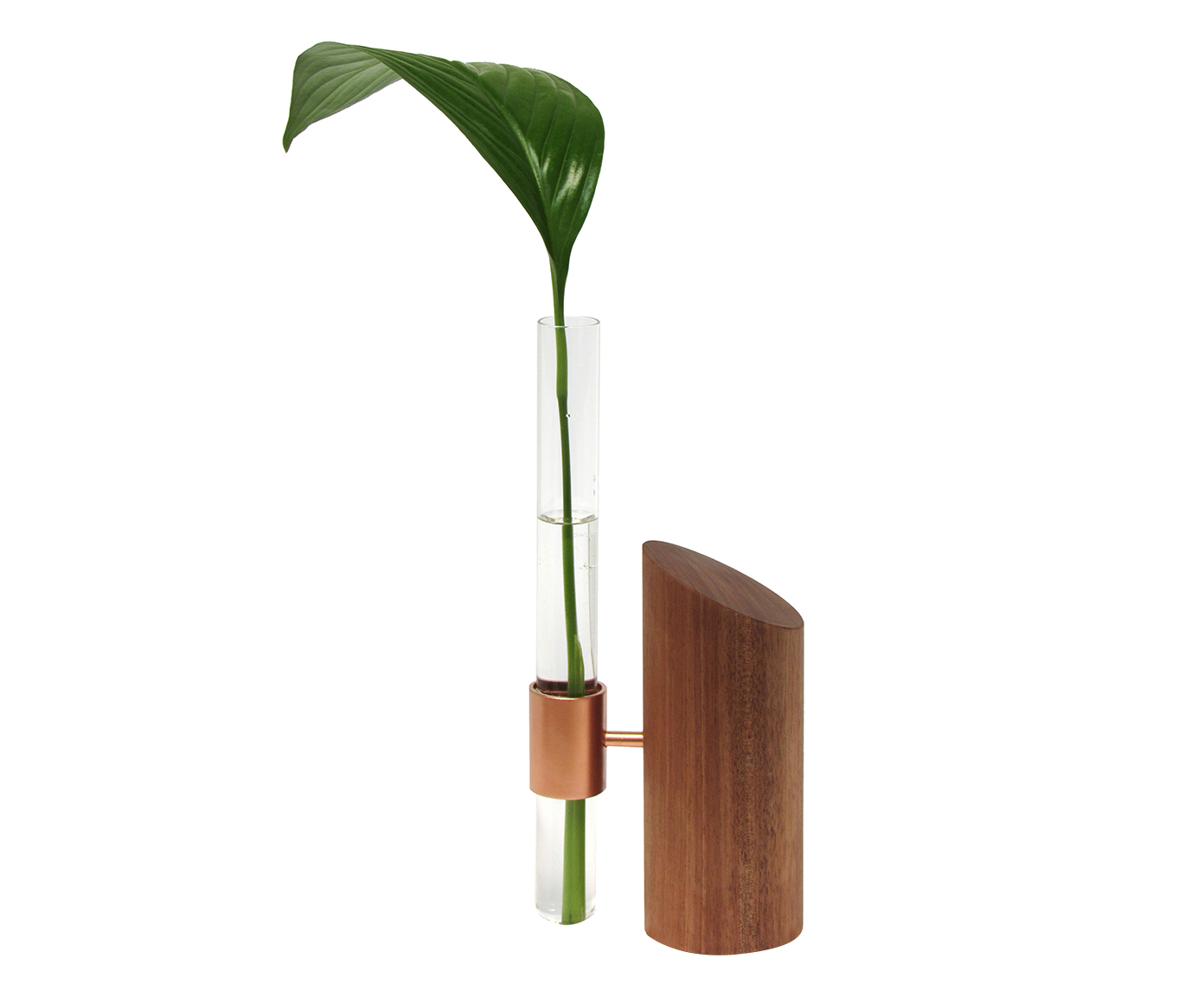 Vaso Leaf Acobreado - image 0