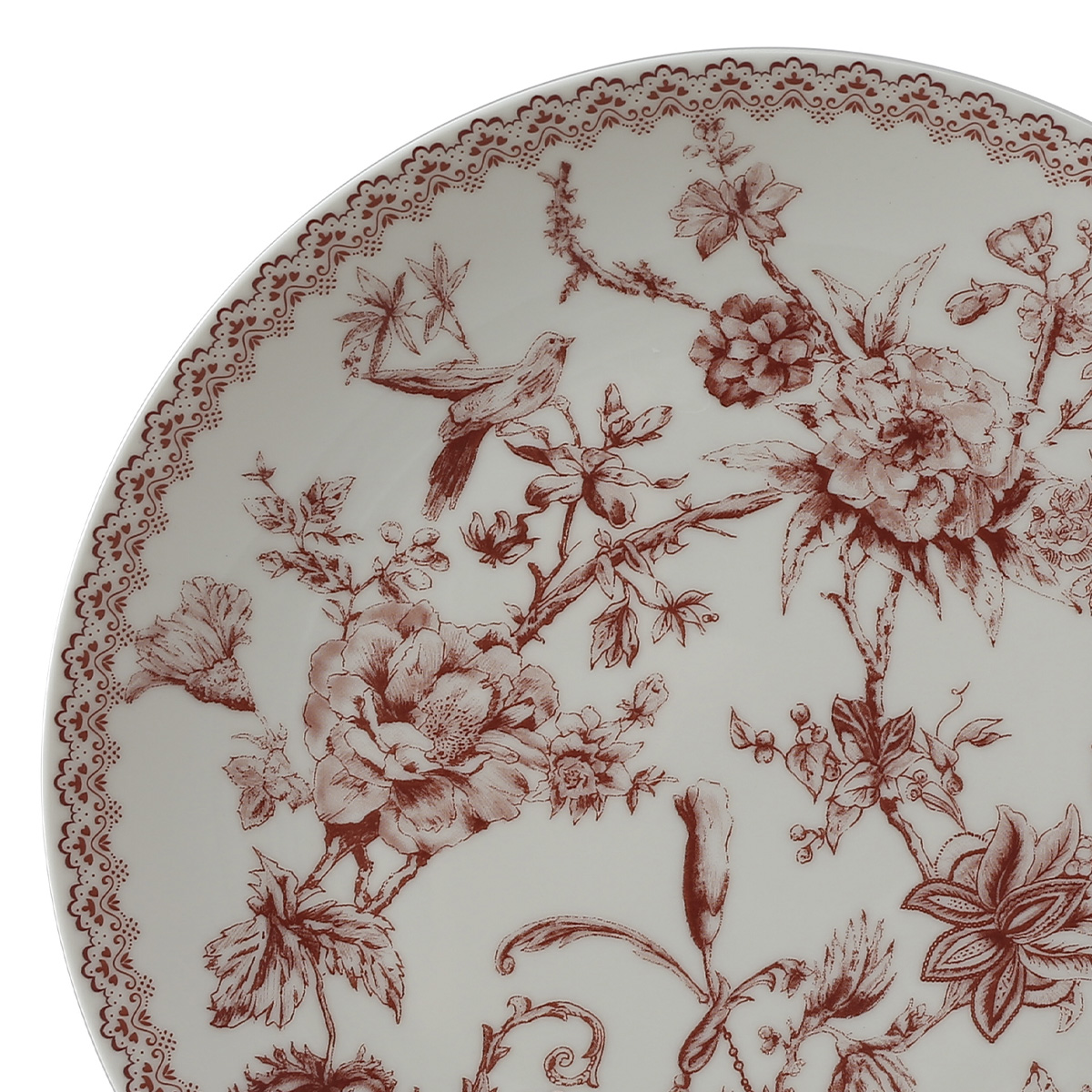 Jogo de Pratos para Sobremesa em New Bone China Hort&ecirc;nsia image number 1