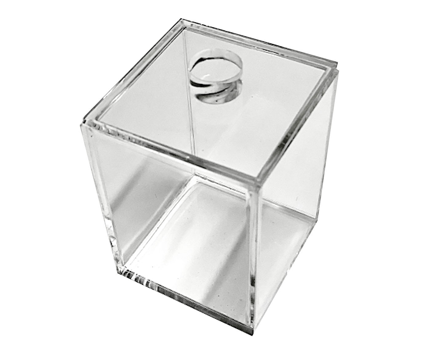 Cubo Liso com Tampa Cristal - image 0