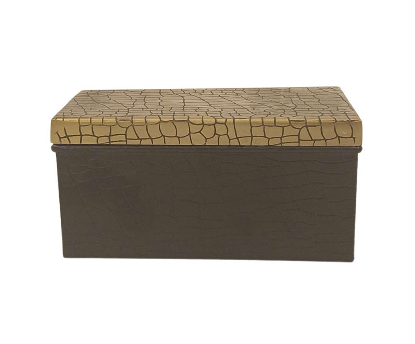 Caixa Decor Lid Preto e Gold image number 0