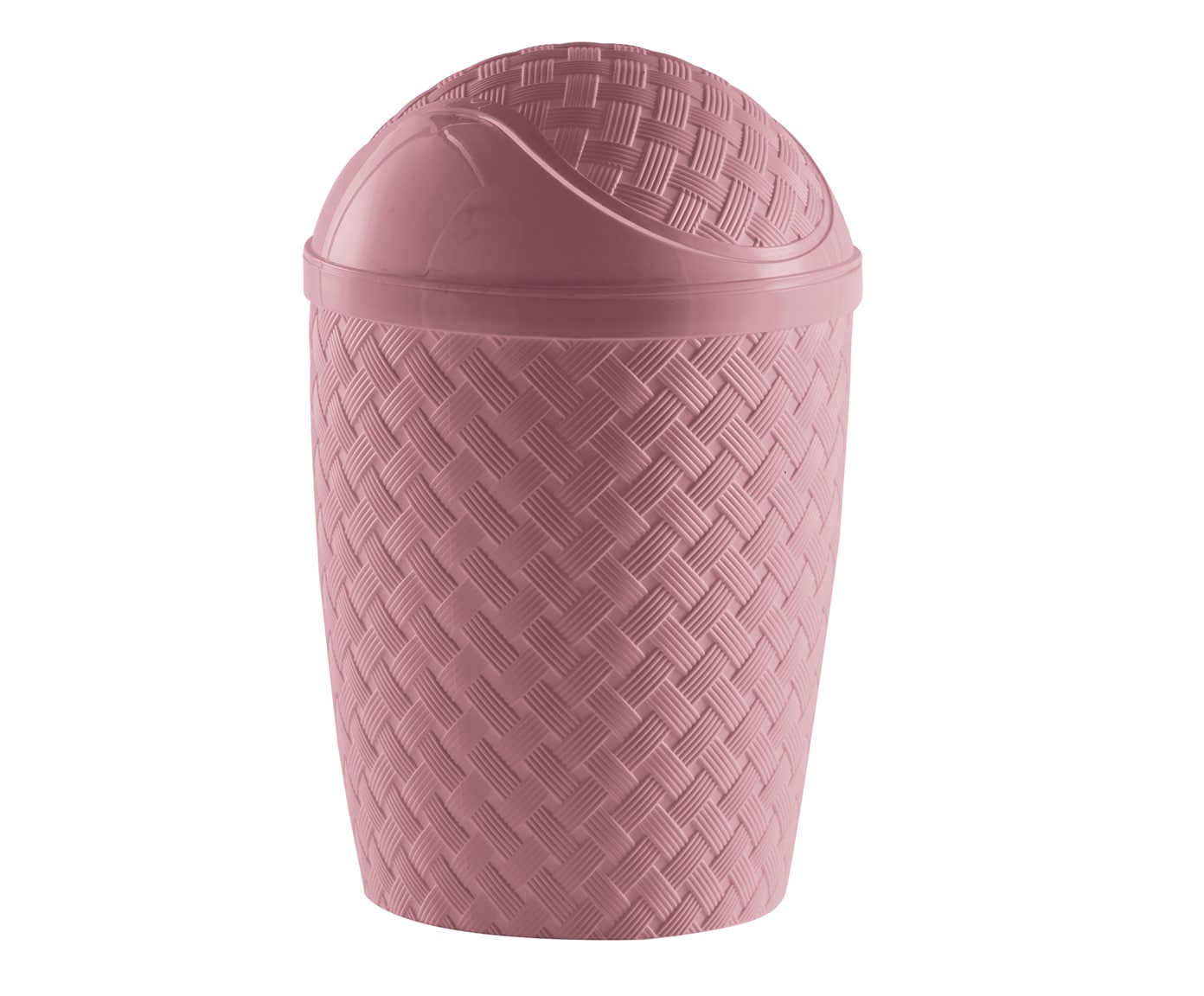 Lixeira Basculante Rattan Ros&ecirc; image number 0