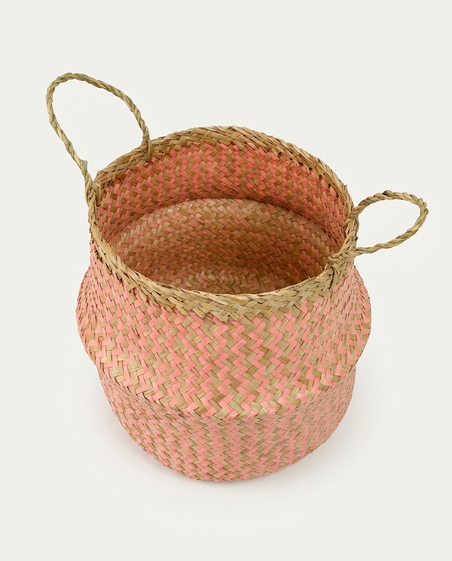 Cesta com Al&ccedil;a Mundi Rosa - image 1