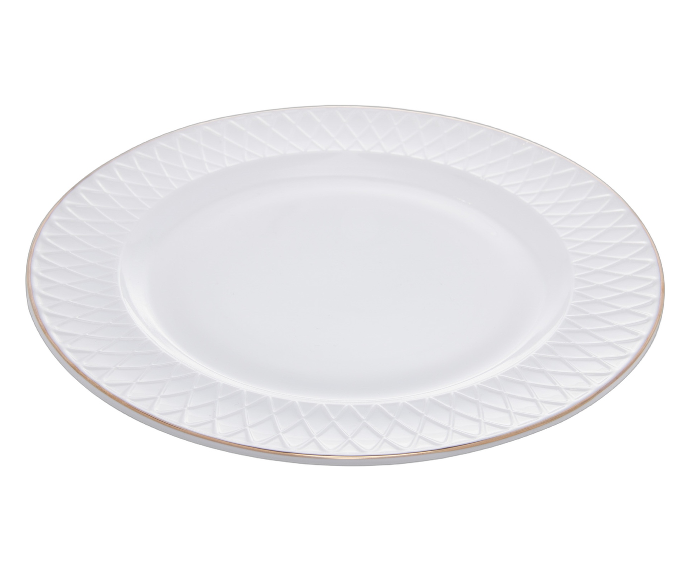 Aparelho de Jantar com Fio Dourado Royale Branco - 16p&ccedil;s image number 6